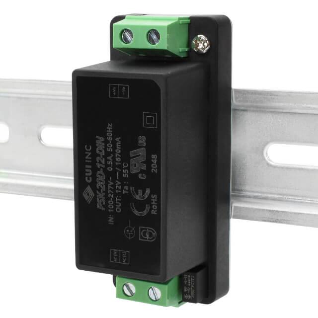 PSK-20D-12-DIN CUI Inc.  Fuentes de alimentación industriales para riel DIN